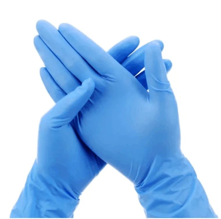 Guantes de examen de látex estériles médicos 