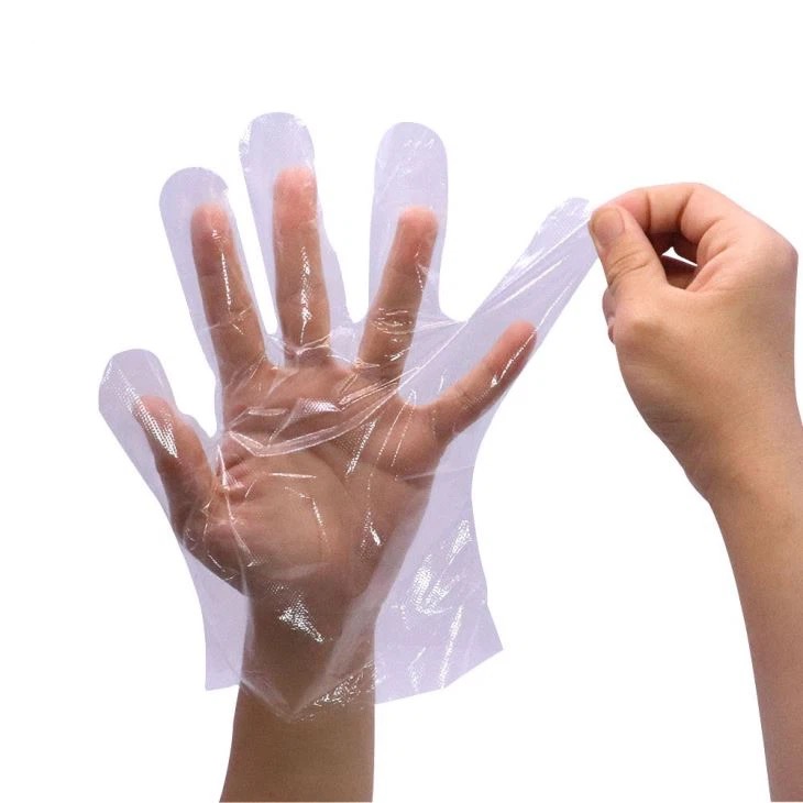 Guantes quirúrgicos desechables médicos HDPE / ldpe 