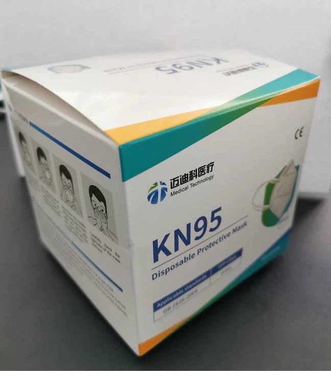 Máscara desechable médica kn95 